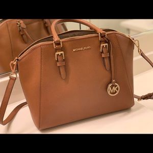 Michael Kors Cierra Brown Saffiano